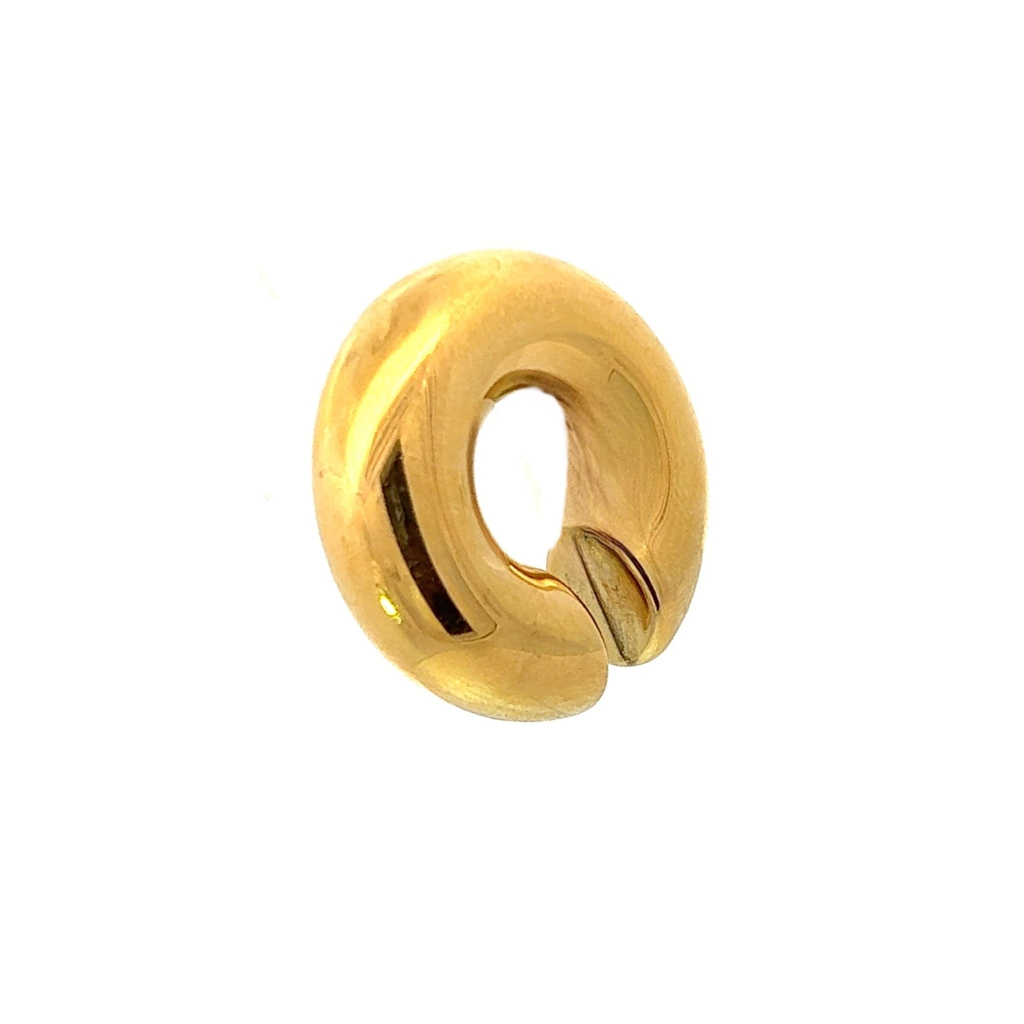 Ear Cuff Grueso Oro - Piedra de Toque