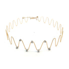 Choker Ondas y Brillantes - Piedra de Toque