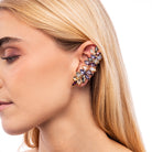 Ear Cuff Multicolor Morado - Piedra de Toque