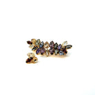 Ear Cuff Multicolor Morado - Piedra de Toque