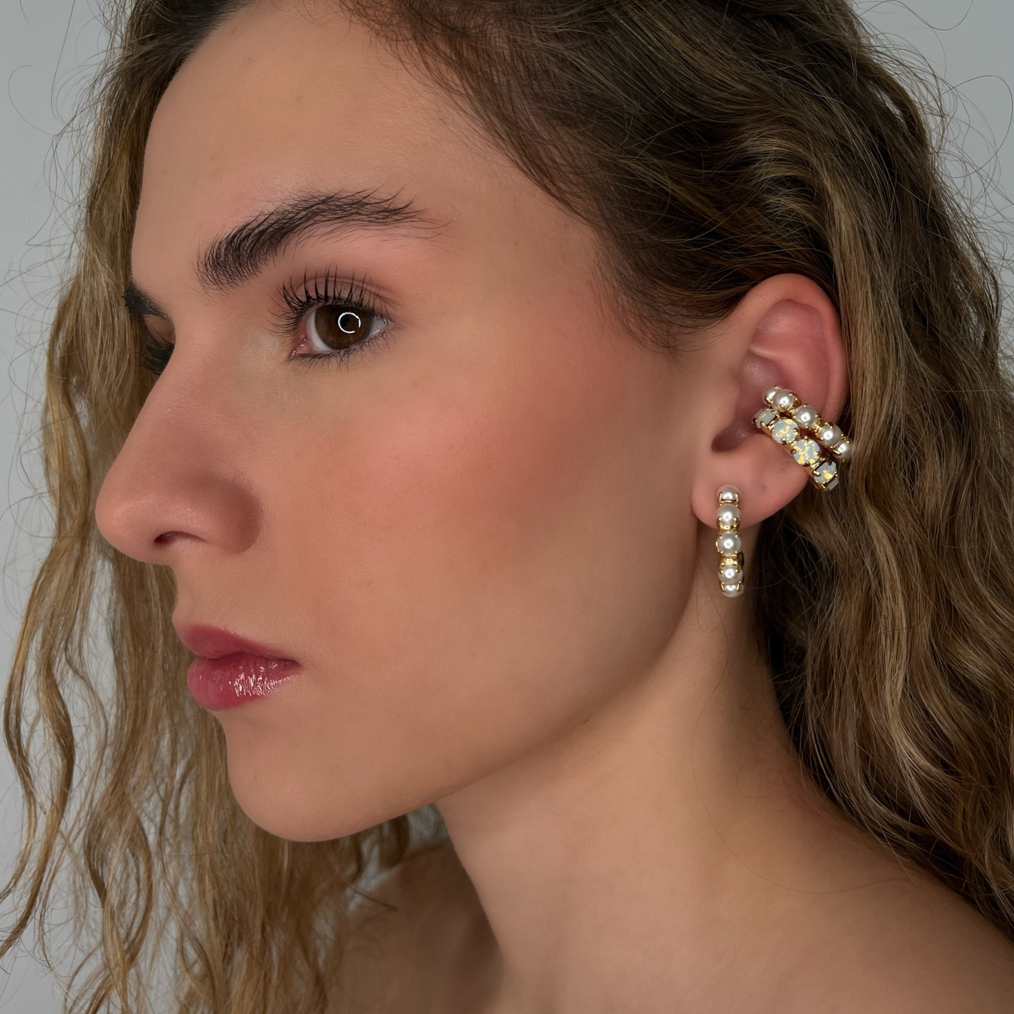 Ear Cuff Perlas - Piedra de Toque