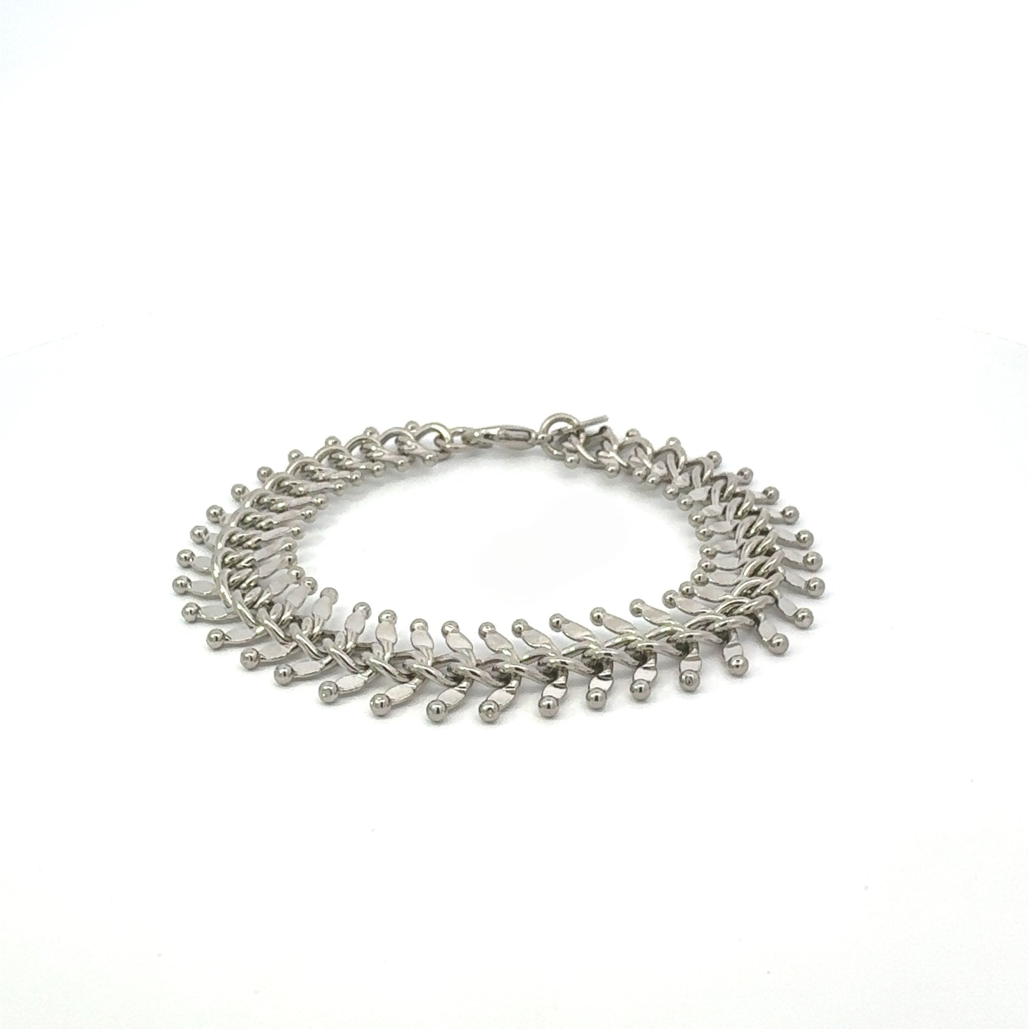 Pulsera Espinas Plata - Piedra de Toque