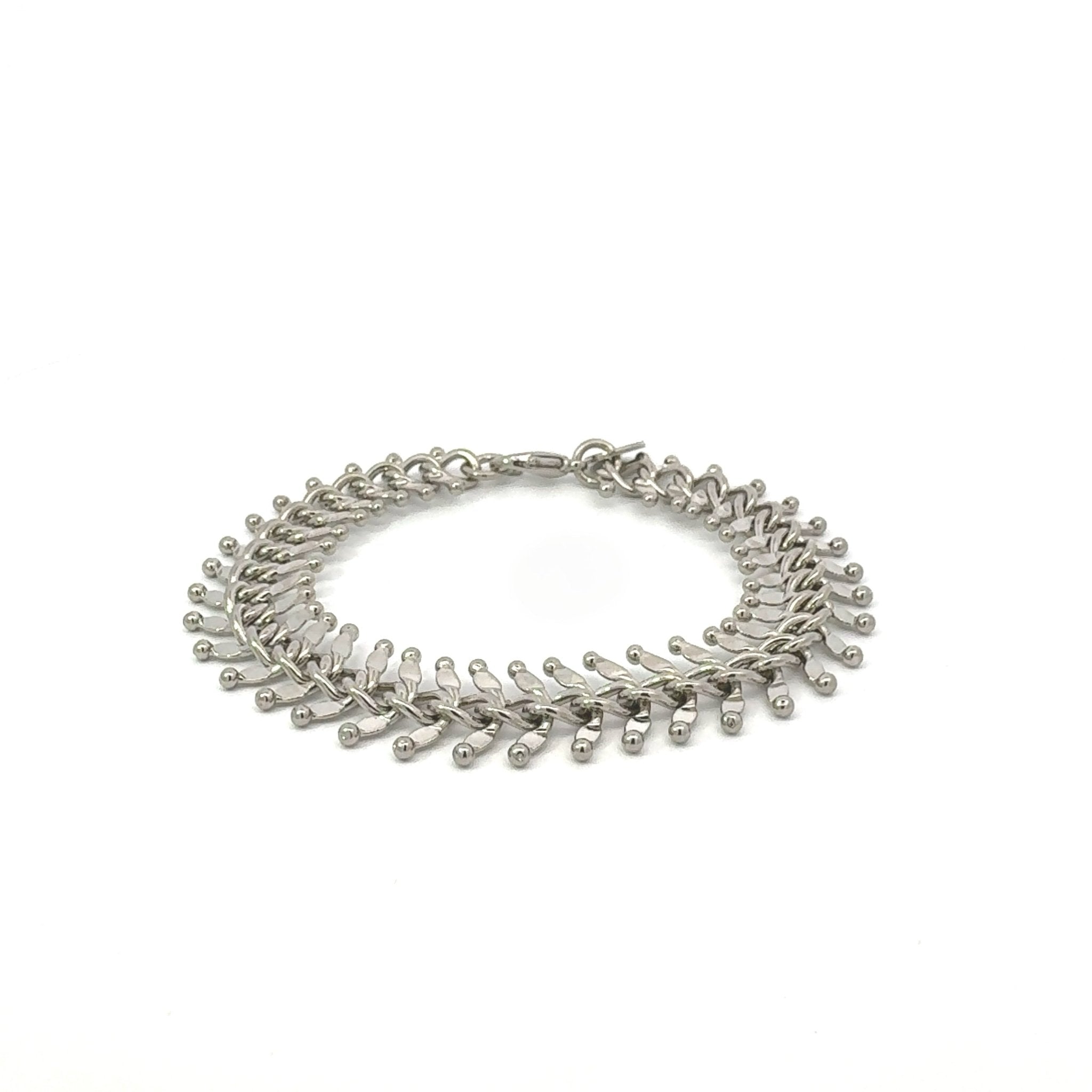 Pulsera Espinas Plata - Piedra de Toque