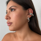 Ear Cuff Agujeros Plata - Piedra de Toque
