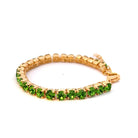 Pulsera Tenis Cristal Peridot - Piedra de Toque