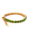 Pulsera Tenis Cristal Peridot - Piedra de Toque